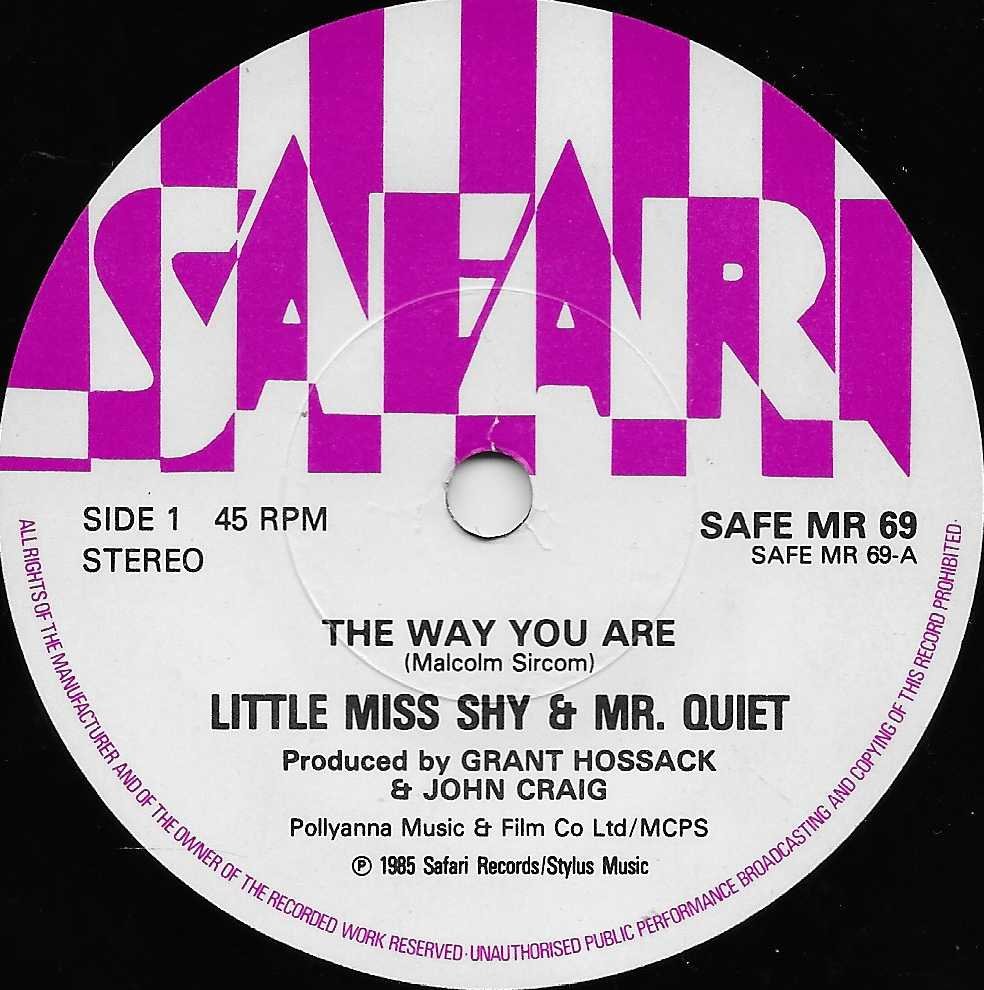 SAFEMR 69 Mister men - Mr Quiet, Little Miss Shy Roger Hargreaves from the BBC records and Tapes library Label